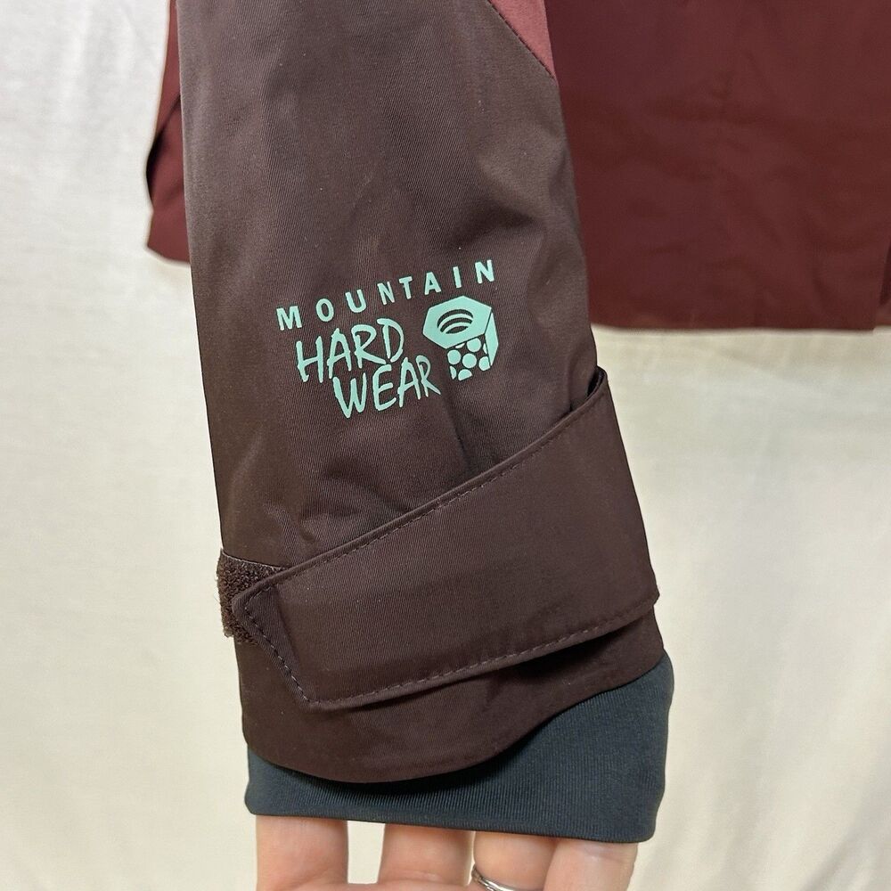 Mountain Hardwear Women's XS Barnsie Winter Ski Snow Jacket NEW Maroon MRSP $285 - Picture 2 of 16